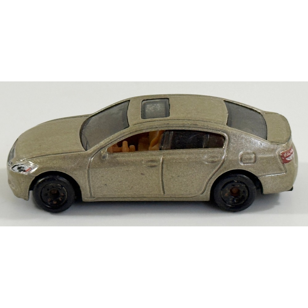 Matchbox Lexus GS430 Kids Toy Car 1:64 Gold Metallic 2008 MB714 Diecast Sedan